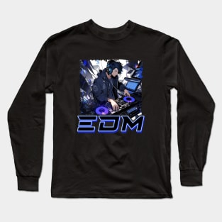 EDM Music Album Cover - Anime Shirt Long Sleeve T-Shirt